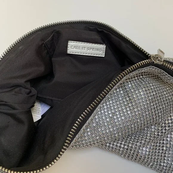 Call It Spring Mesh Rhinestone Bag - Picture 4 of 5